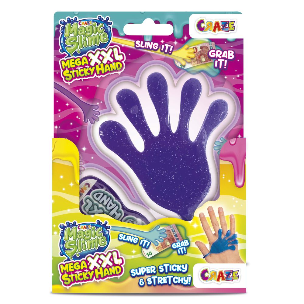 MANA LIPICIOASA SI ELASTICA DIN SLIME DIVERSE CULORI DESIGN NOU - CRAZE (CRZ72028)