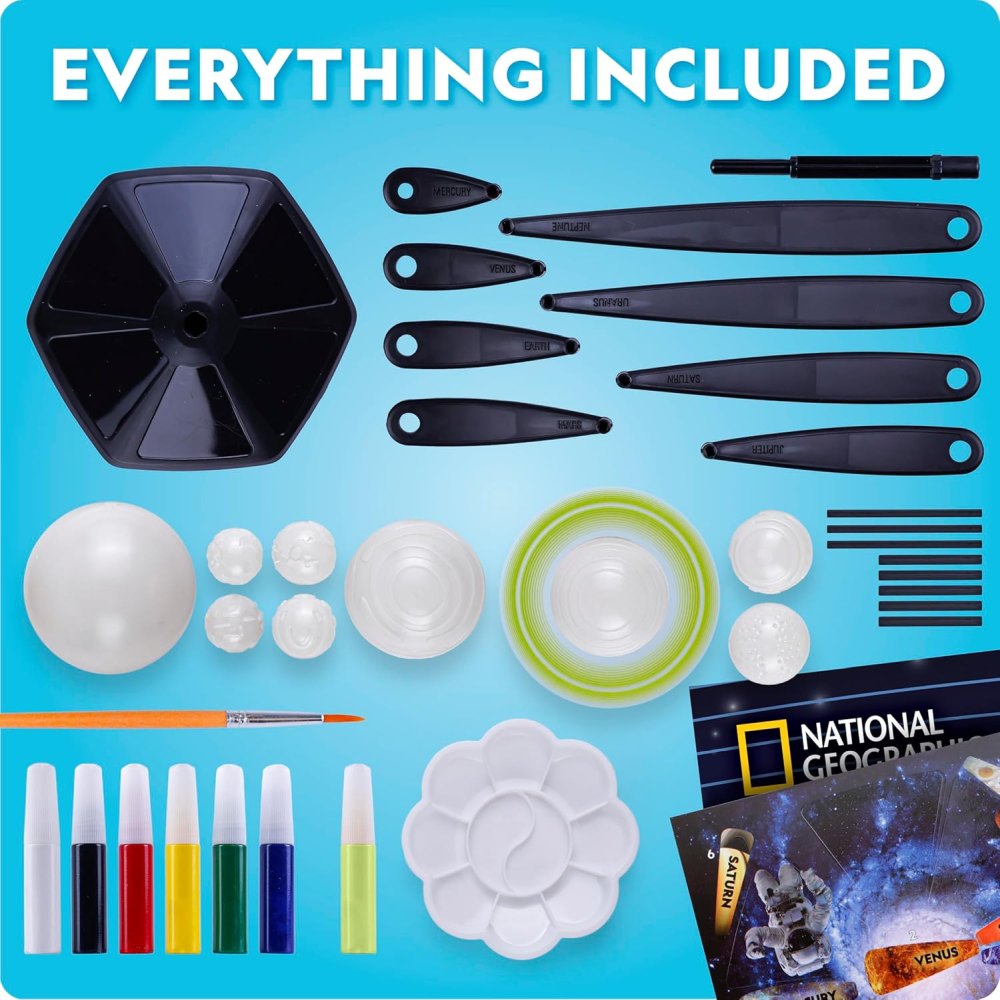 SET EDUCATIV SISTEMUL SOLAR PLANETE FOSFORESCENTE - NATIONAL GEOGRAPHIC (NG24668)
