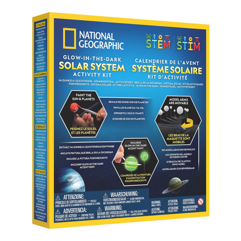 SET EDUCATIV SISTEMUL SOLAR PLANETE FOSFORESCENTE - NATIONAL GEOGRAPHIC (NG24668)