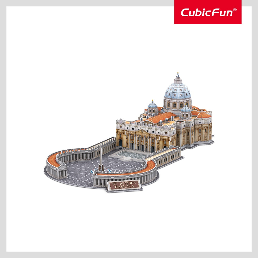 CUBIC FUN - 3D PUZZLE AND BROCHURE ST. PETER'S BASILICA 101 PIECES - CUBIC FUN (CUDS0997h)
