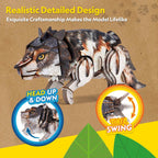 NATIONAL GEOGRAPHIC ANIMALE SALBATICE PUZZLE 3D LUP CENUSIU 58 PIESE - CUBIC FUN (CUDS1073h)