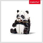 NATIONAL GEOGRAPHIC ANIMALE SALBATICE PUZZLE 3D PANDA 55 PIESE - CUBIC FUN (CUDS1075h)