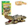 NATIONAL GEOGRAPHIC ANIMALE SALBATICE PUZZLE 3D CROCODIL 54 PIESE - CUBIC FUN (CUDS1076h)