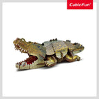 NATIONAL GEOGRAPHIC ANIMALE SALBATICE PUZZLE 3D CROCODIL 54 PIESE - CUBIC FUN (CUDS1076h)
