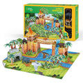 SET DE JOACA 3D AVENTURA IN JUNGLA 65 PIESE - CUBIC FUN (CUDS1077h)