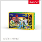 SET DE JOACA 3D MUNTELE DINOZAURILOR 54 PIESE - CUBIC FUN (CUDS1078h)