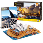 CUBIC FUN - 3D PUZZLE AND SYDNEY OPERA BROCHURE 86 PIECES - CUBIC FUN (CUDS1088h)
