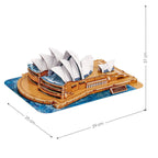 CUBIC FUN - 3D PUZZLE AND SYDNEY OPERA BROCHURE 86 PIECES - CUBIC FUN (CUDS1088h)