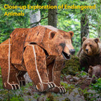 CUBIC FUN - 3D PUZZLE BROWN BEAR 88 PIECES - CUBIC FUN (CUDS1096h)