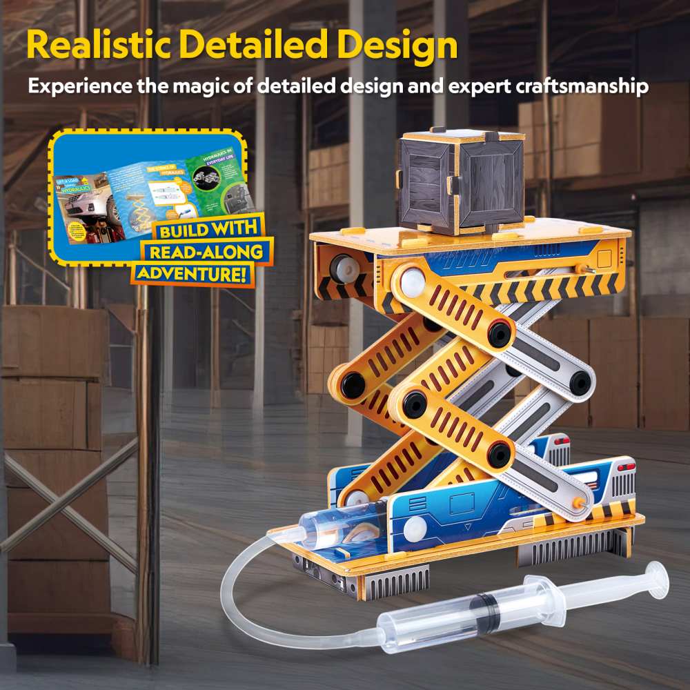 CUBIC FUN - 3D PUZZLE HYDRAULIC LIFT 49 PIECES - CUBIC FUN (CUDS1114h)