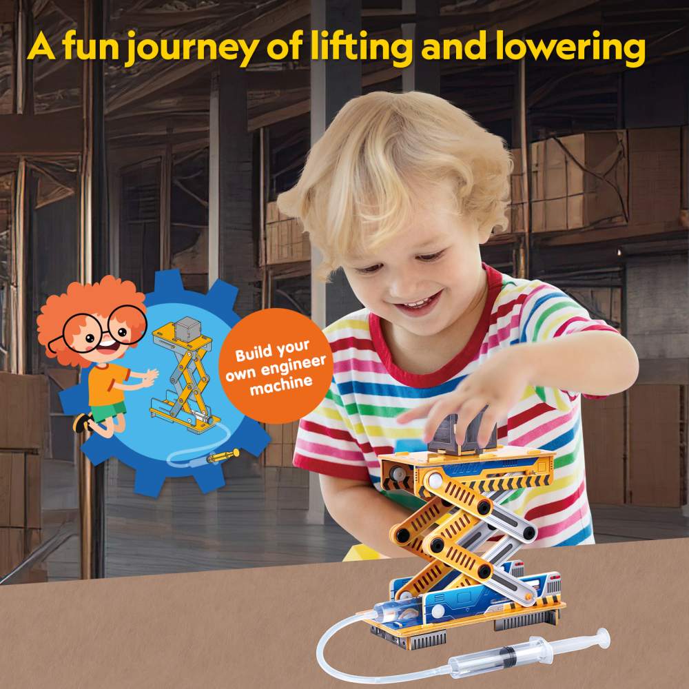 CUBIC FUN - 3D PUZZLE HYDRAULIC LIFT 49 PIECES - CUBIC FUN (CUDS1114h)