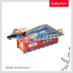 CUBIC FUN - 3D PUZZLE AIRCRAFT LAUNCHER 53 PIECES - CUBIC FUN (CUDS1115h)