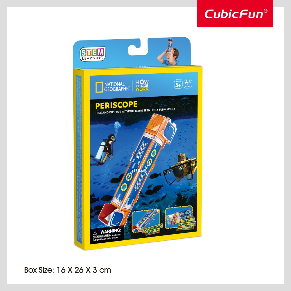 CUBIC FUN - 3D PERISCOP PUZZLE 10 PIECES - CUBIC FUN (CUDS1116h)