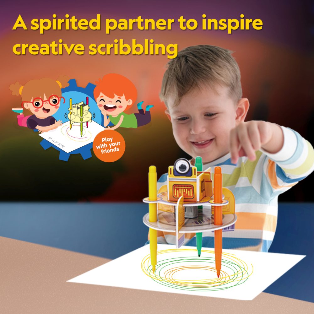 CUBIC FUN - 3D PUZZLE ROBOT DRAWING 13 PIECES - CUBIC FUN (CUDS1119h)