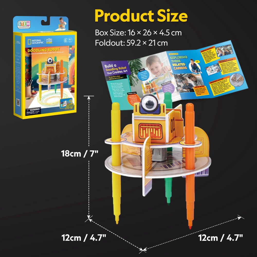 CUBIC FUN - 3D PUZZLE ROBOT DRAWING 13 PIECES - CUBIC FUN (CUDS1119h)