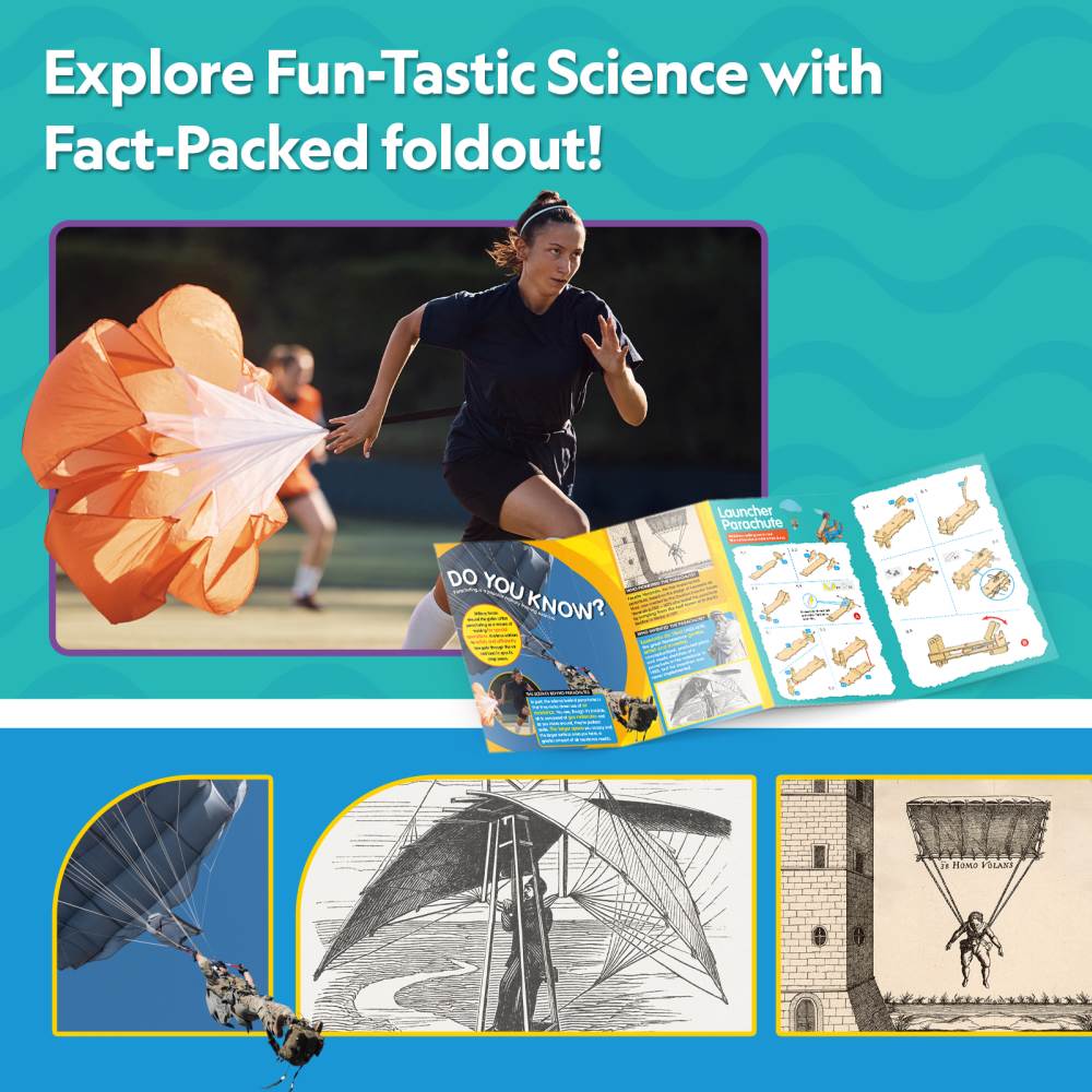 CUBIC FUN - 3D PUZZLE PARACHUTE LAUNCHER 48 PIECES - CUBIC FUN (CUDS1120h)