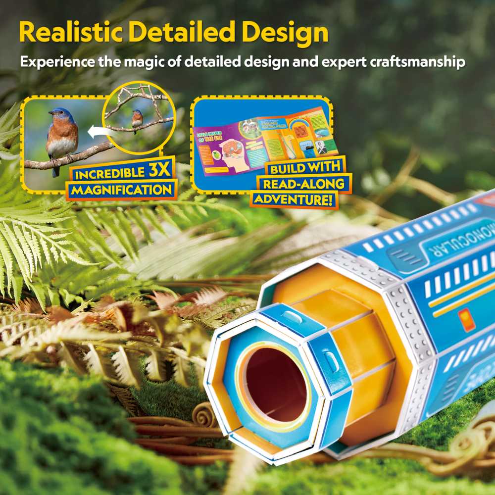 FUN CUBIC - 14 PIECE 3D PUZZLE MONOCULAR - FUN CUBIC (CUDS1122h)