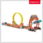 JOC EDUCATIV STEM NATIONAL GEOGRAPHIC PUZZLE 3D CURSA TRASNITA - CUBIC FUN (CUDS1130h)