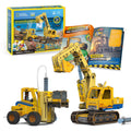 JOC EDUCATIV STEM NATIONAL GEOGRAPHIC PUZZLE 3D EXCAVATOR SI STIVUITOR - CUBIC FUN (CUDS1131h)