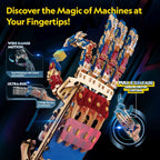 JOC EDUCATIV STEM NATIONAL GEOGRAPHIC PUZZLE 3D MANA ROBOTIZATA - CUBIC FUN (CUDS1133h)