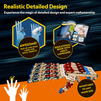 JOC EDUCATIV STEM NATIONAL GEOGRAPHIC PUZZLE 3D MANA ROBOTIZATA - CUBIC FUN (CUDS1133h)