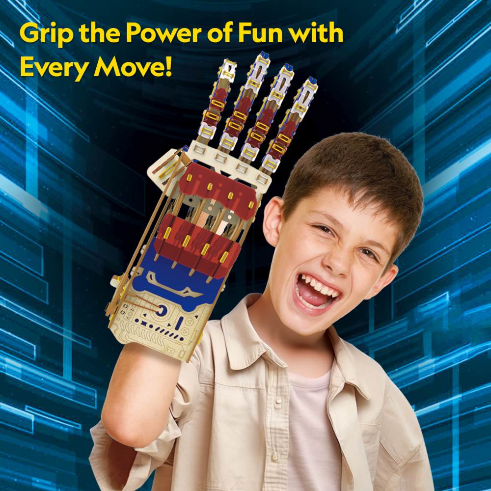 JOC EDUCATIV STEM NATIONAL GEOGRAPHIC PUZZLE 3D MANA ROBOTIZATA - CUBIC FUN (CUDS1133h)