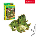 NATIONAL GEOGRAPHIC DINOZAURI PUZZLE 3D TRICERATOPS 61 PIESE - CUBIC FUN (CUDS1168h)