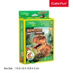 NATIONAL GEOGRAPHIC DINOZAURI PUZZLE 3D TIRANOZAUR 47 PIESE - CUBIC FUN (CUDS1169h)