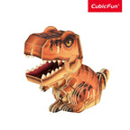 NATIONAL GEOGRAPHIC DINOZAURI PUZZLE 3D TIRANOZAUR 47 PIESE - CUBIC FUN (CUDS1169h)