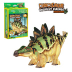 NATIONAL GEOGRAPHIC DINOZAURI PUZZLE 3D STEGOZAUR 51 PIESE - CUBIC FUN (CUDS1171h)