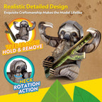 ANIMALE SALBATICE PUZZLE 3D LENES CU TREI DEGETE 52 PIESE - CUBIC FUN (CUDS1175h)