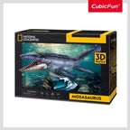 NATIONAL GEOGRAPHIC PUZZLE 3D MOSASAURUS 76 PIESE - CUBIC FUN (CUDS1194h)