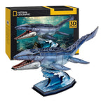 NATIONAL GEOGRAPHIC PUZZLE 3D MOSASAURUS 76 PIESE - CUBIC FUN (CUDS1194h)