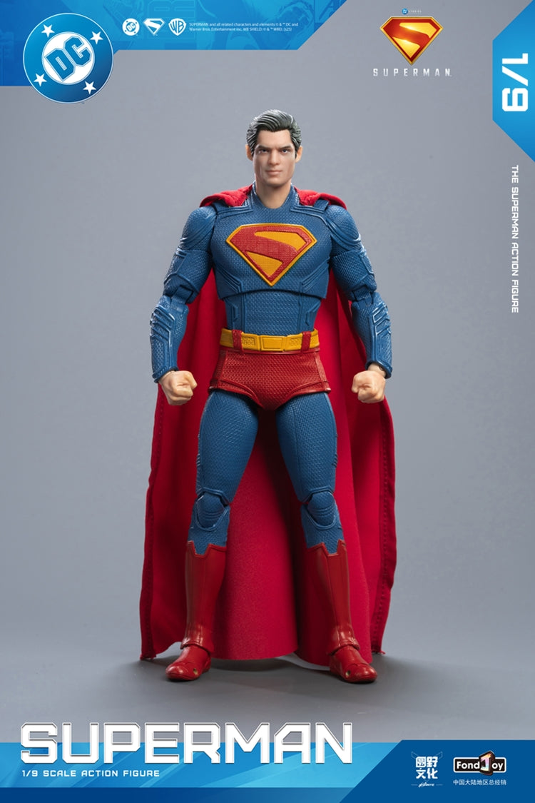 SUPERMAN - FONDJOY JUSTICE LEAGUE FIGURINE COLECTIBILE