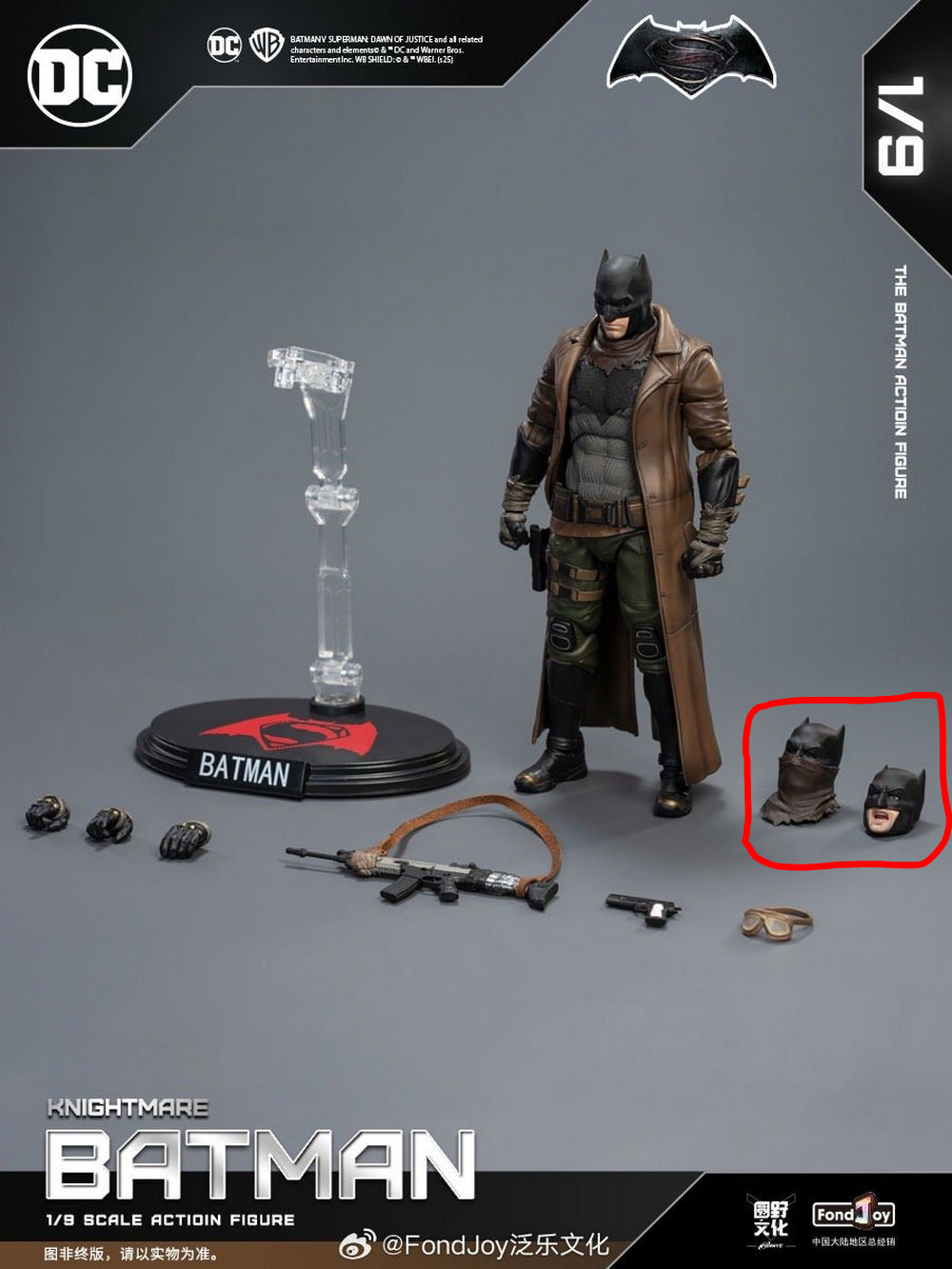 KNIGHTMARE - FONDJOY JUSTICE LEAGUE FIGURINE COLECTIBILE