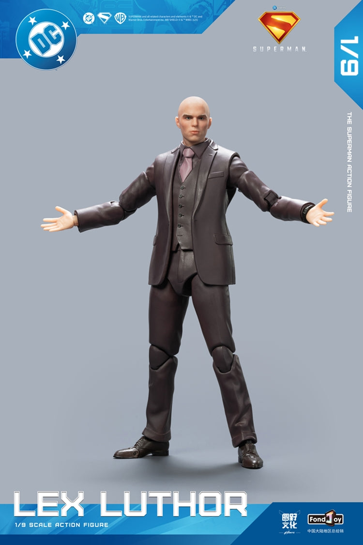 LEX LUTHOR - FONDJOY JUSTICE LEAGUE FIGURINE COLECTIBILE