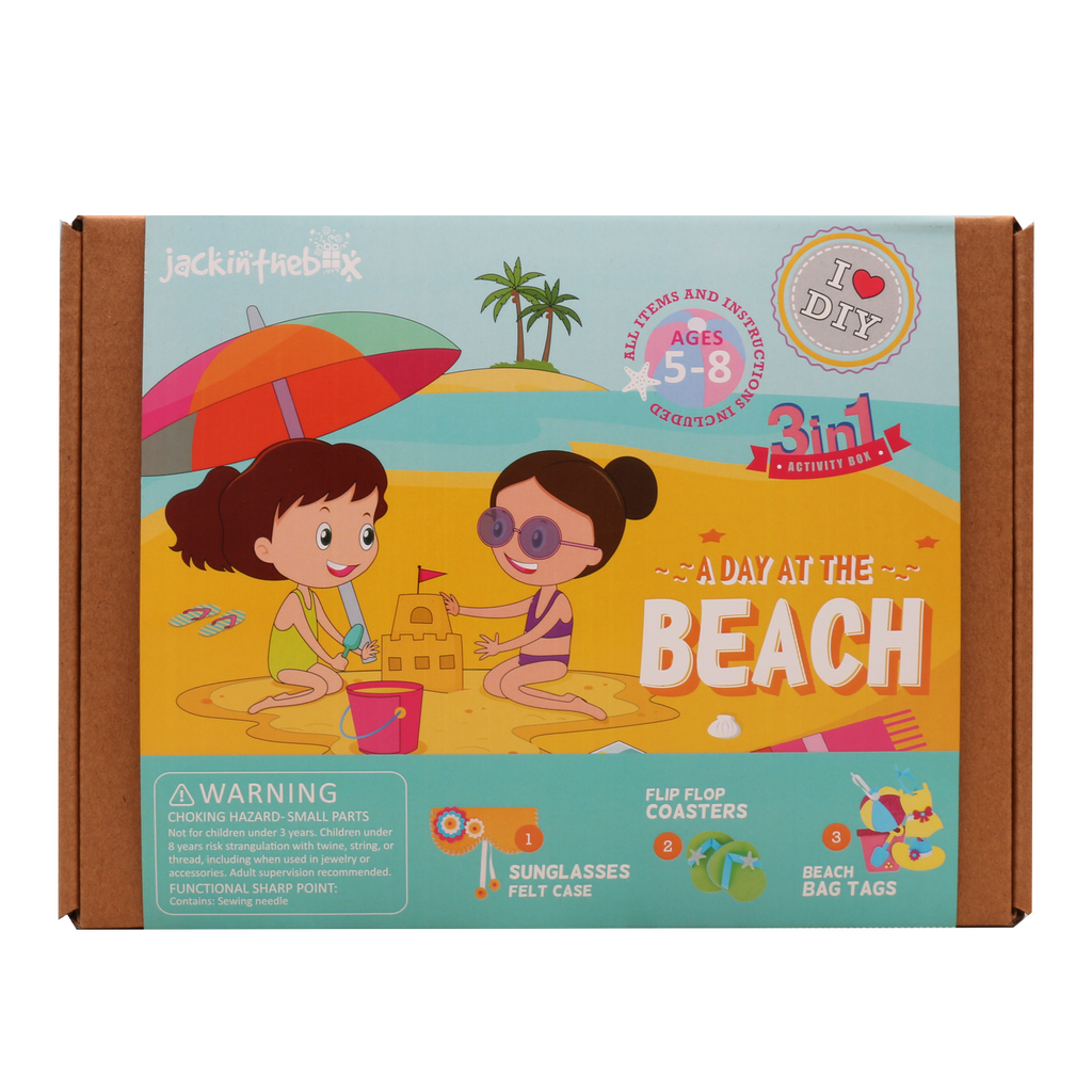 KIT CREATIE 3-IN-1 O ZI PE PLAJA - JACK IN THE BOX (JK10014)