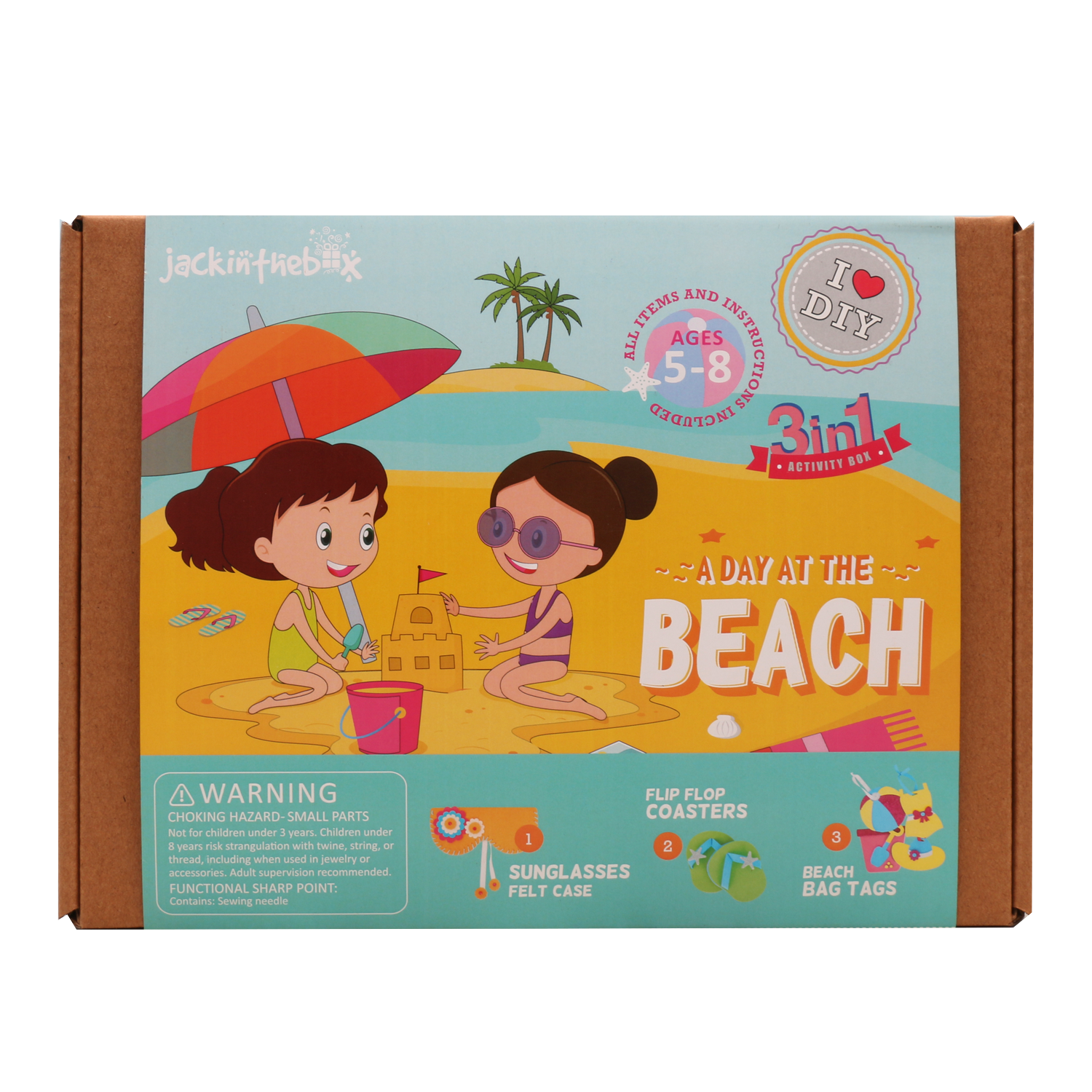 KIT CREATIE 3-IN-1 O ZI PE PLAJA - JACK IN THE BOX (JK10014)