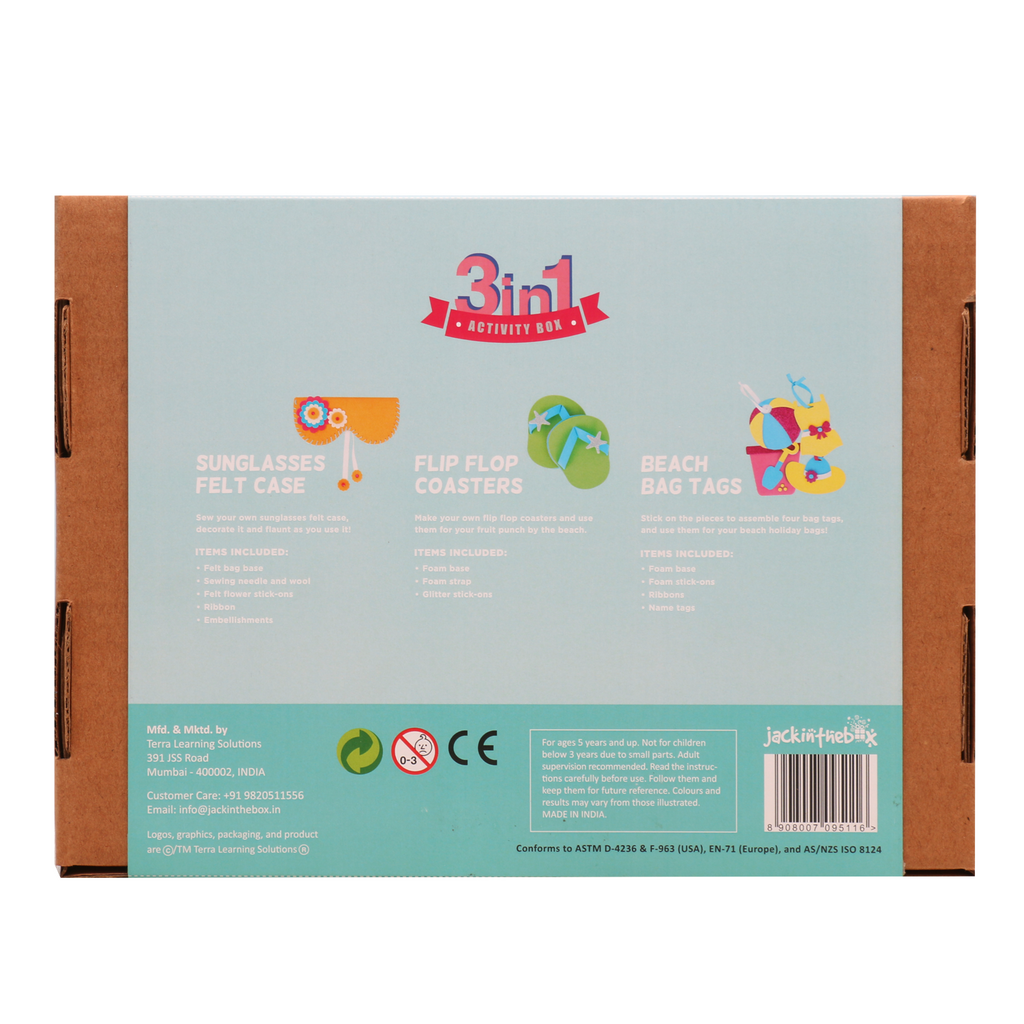KIT CREATIE 3-IN-1 O ZI PE PLAJA - JACK IN THE BOX (JK10014)