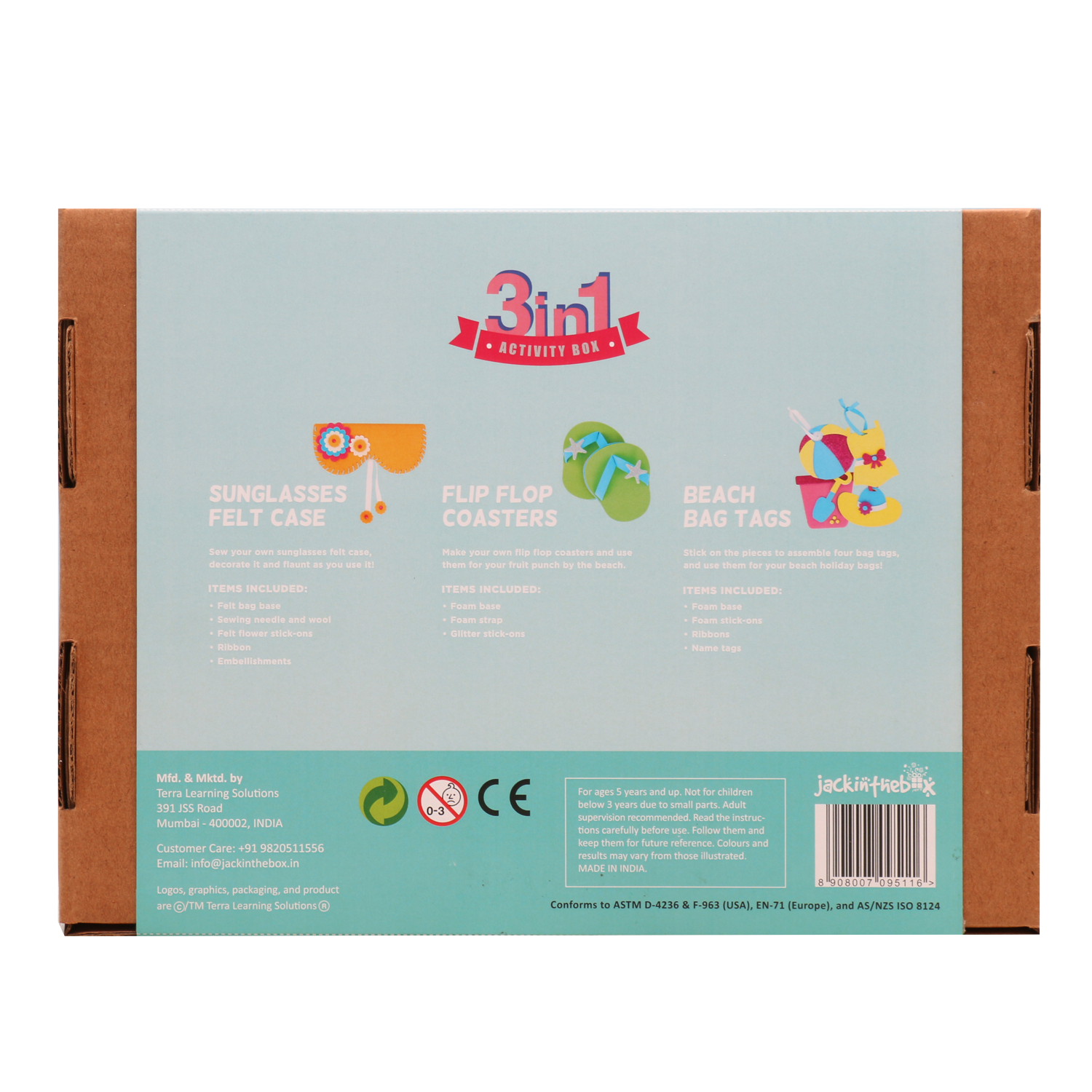 KIT CREATIE 3-IN-1 O ZI PE PLAJA - JACK IN THE BOX (JK10014)
