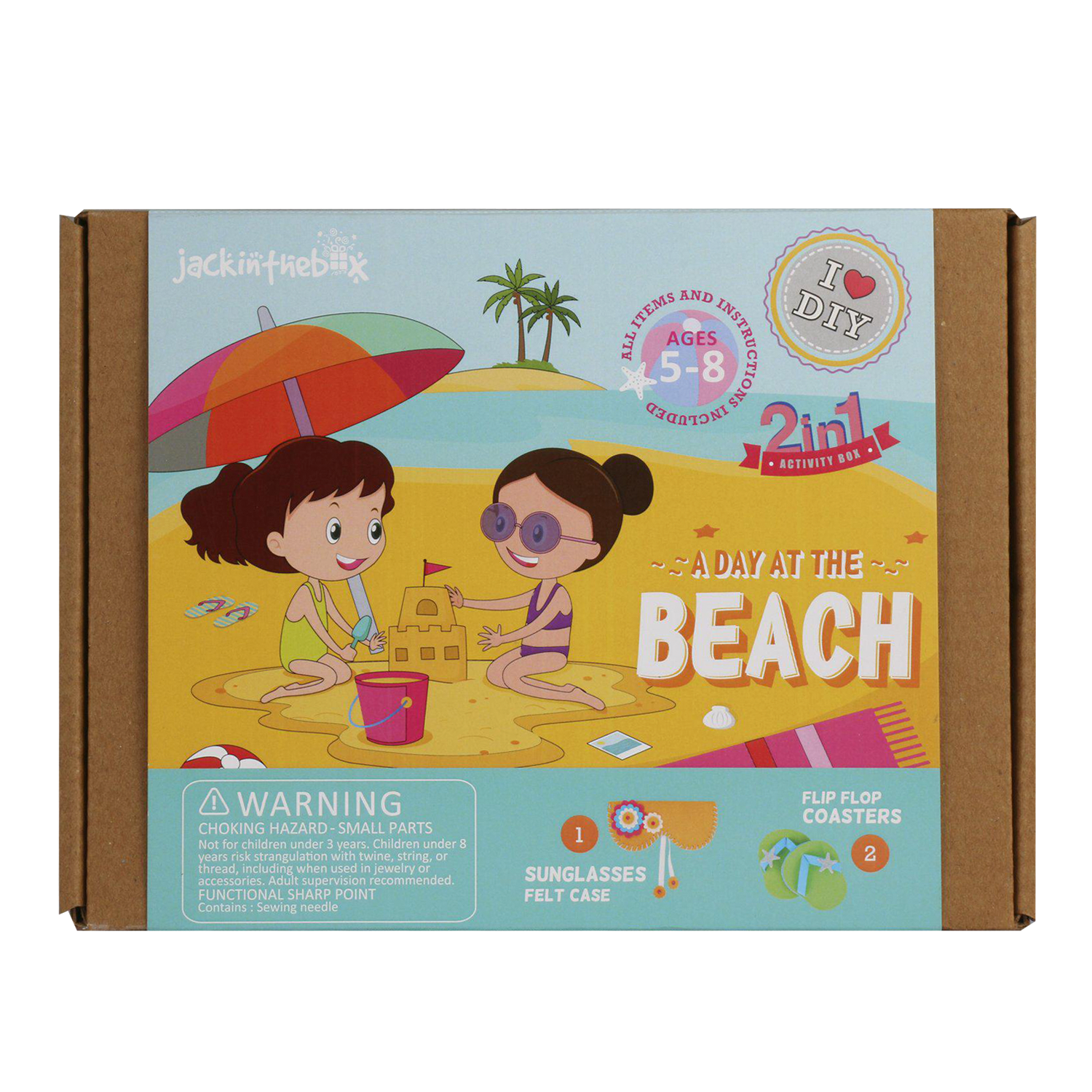 KIT CREATIE 2-IN-1 O ZI PE PLAJA - JACK IN THE BOX (JK10015)