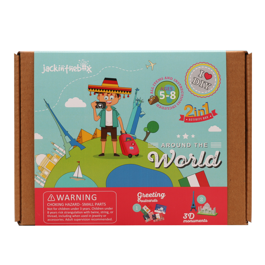 KIT CREATIE 2-IN-1 IN JURUL LUMII - JACK IN THE BOX (JK10018)