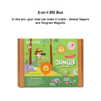 KIT CREATIE 2-IN-1 SAFARI IN JUNGLA - JACK IN THE BOX (JK10021)