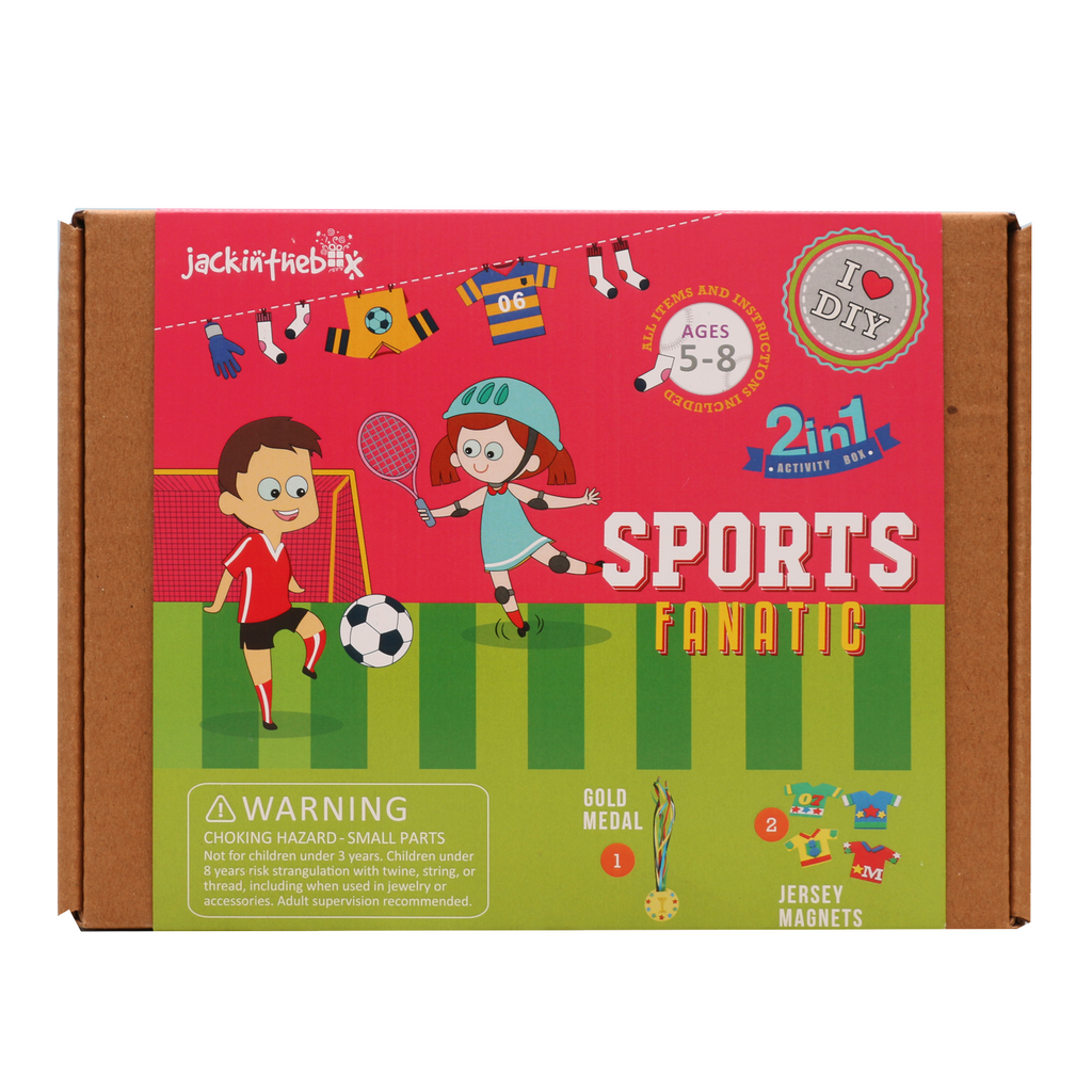 KIT CREATIE 2-IN-1 IUBITORI DE SPORTURI - JACK IN THE BOX (JK10024)