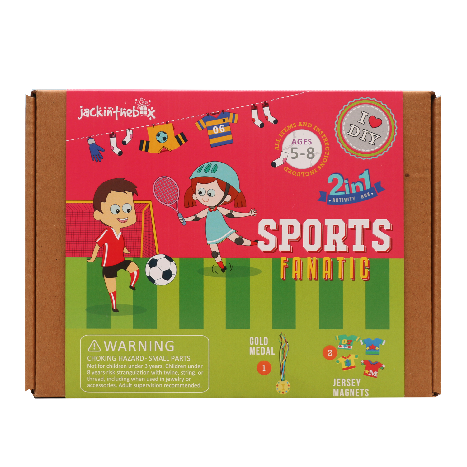 KIT CREATIE 2-IN-1 IUBITORI DE SPORTURI - JACK IN THE BOX (JK10024)