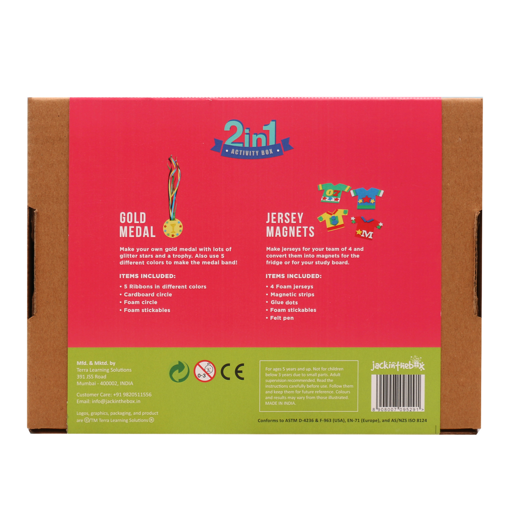 KIT CREATIE 2-IN-1 IUBITORI DE SPORTURI - JACK IN THE BOX (JK10024)