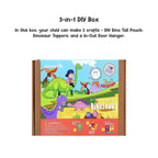 KIT CREATIE 3-IN-1 DESCOPERA DINOZAURII - JACK IN THE BOX (JK10026)