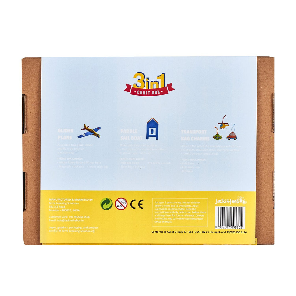 KIT CREATIE 3-IN-1 DIFERITE VEHICULE - JACK IN THE BOX (JK10039)