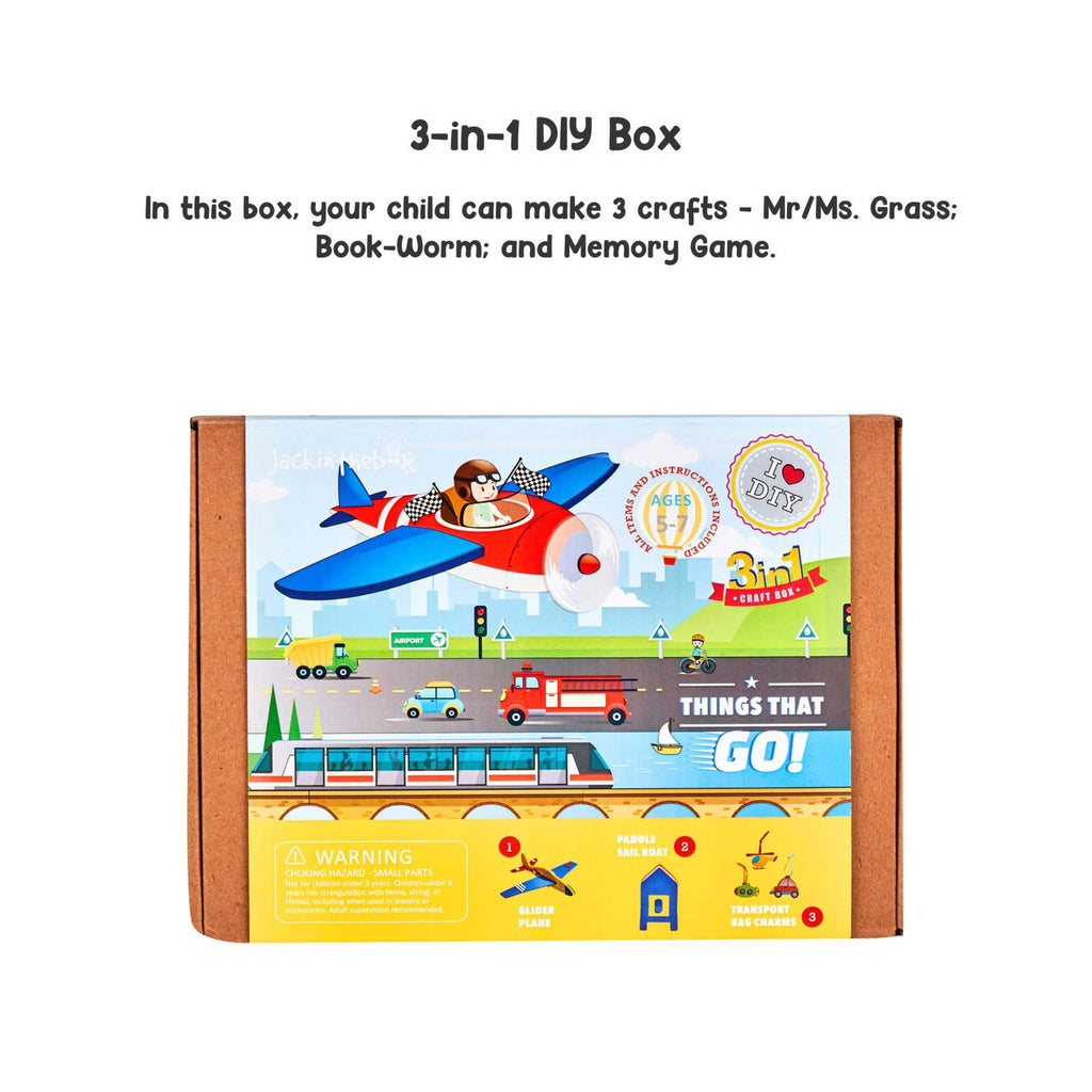 KIT CREATIE 3-IN-1 DIFERITE VEHICULE - JACK IN THE BOX (JK10039)