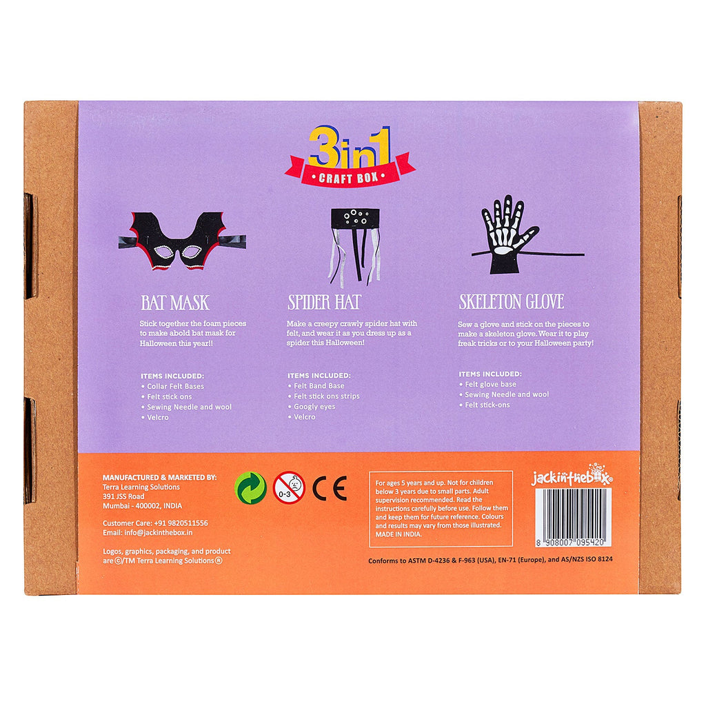 KIT CREATIE 3-IN-1 HALLOWEEN FERICIT - JACK IN THE BOX (JK10062)